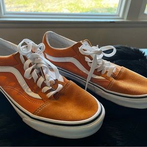Orange Suede Vans